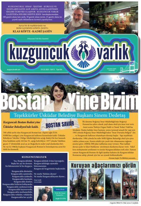 EYLÜL 2025 / Sayı 3